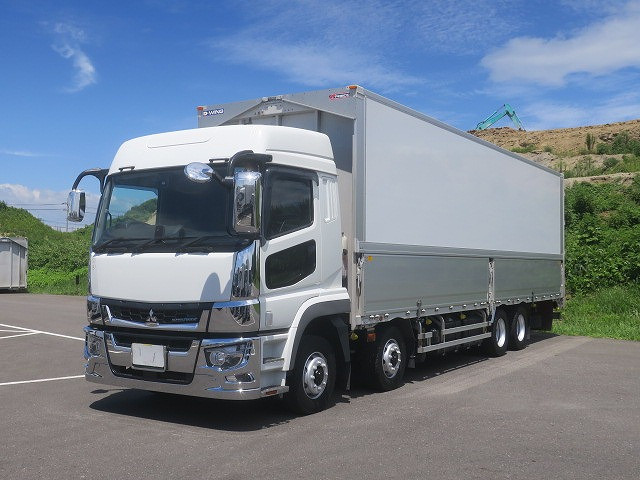 Reiwa 2nd year model Mitsubishi Fuso Super Great Large aluminum wing 4-axle low floor Chrome plated High roof Rear wheel air suspension