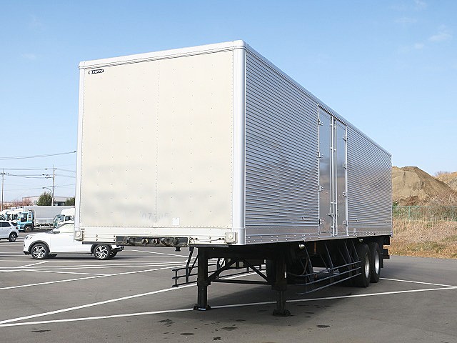 [Vehicle for lease only] 2007 Tokyu 2-axle van semi-trailer, load capacity 19.2t, left side door (Folding door style)