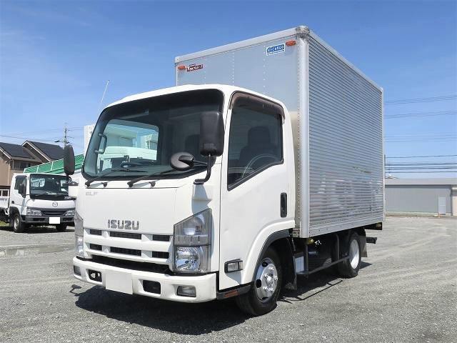 [Vehicles for lease only] 2013 Isuzu Elf 2t aluminum van, standard short, low floor, with rear view camera [Semi-medium-sized (5t only) license *Old regular license OK]