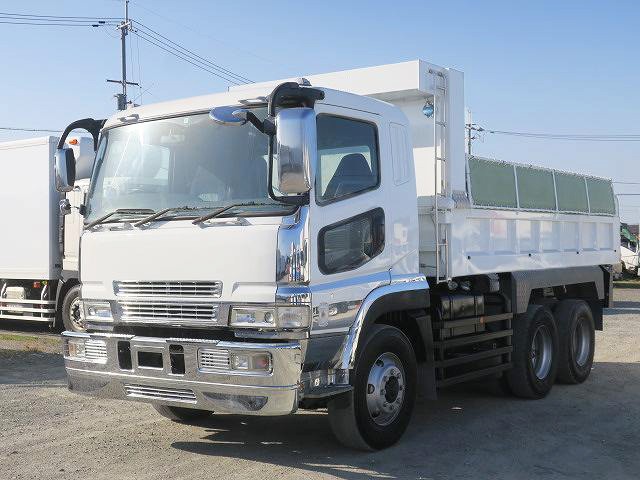 [Vehicles for lease only] 2007 Mitsubishi Fuso Super Great large dump truck, Far East made, 5100 body, 2 differentials, electric cobo lane