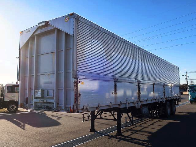 [Vehicles for lease only] 2001 Yusouki 2-axle wing trailer with a load capacity of 19.6t and two lashing rails 