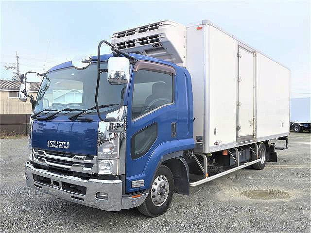 [Vehicles for lease only] 2014 Isuzu Forward medium-sized refrigerated van, 6200 wide, storage PG, left side door, DENSO -32 degree setting, 2-layer, Keystone, 240 horsepower, aluminum wheels