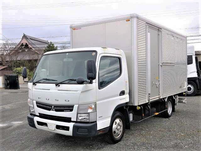 [Vehicles for lease only] 2016 Mitsubishi Fuso Canter 2t aluminum van, wide and long, interior height 212cm, storage PG, left sliding door, full low floor, 150 horsepower, 2-stage lashing rail [Semi-medium-sized (5t only) license compatible *Old standard license OK]