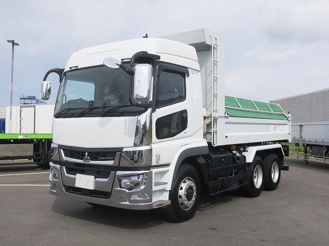 [Vehicles for lease only] 2022 Mitsubishi Fuso Super Great Large Dump Truck, Far East-made 5100 Body, 2 Differentials, Electric Cobo Lane, High Roof, 394 Horsepower 