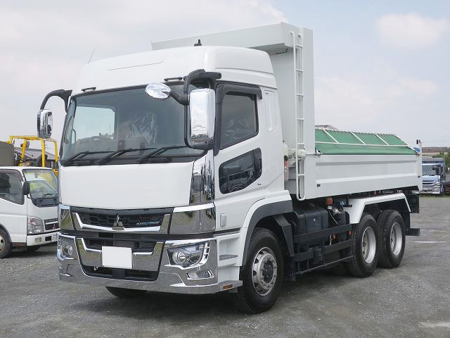 [Vehicles for lease only] 2022 Mitsubishi Fuso Super Great Large Dump Truck, Far East-made 5100 Body, 2 Differentials, Electric Cobo Lane, High Roof, 394 Horsepower 