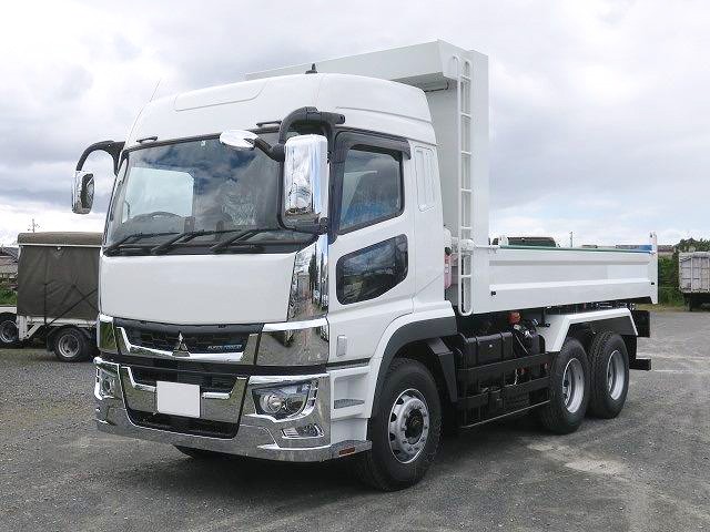 [Vehicles for lease only] 2022 Mitsubishi Fuso Super Great Large Dump Truck, Far East-made 5300 Body, 2 Differentials, Electric Cobo Lane, High Roof, 394 Horsepower 