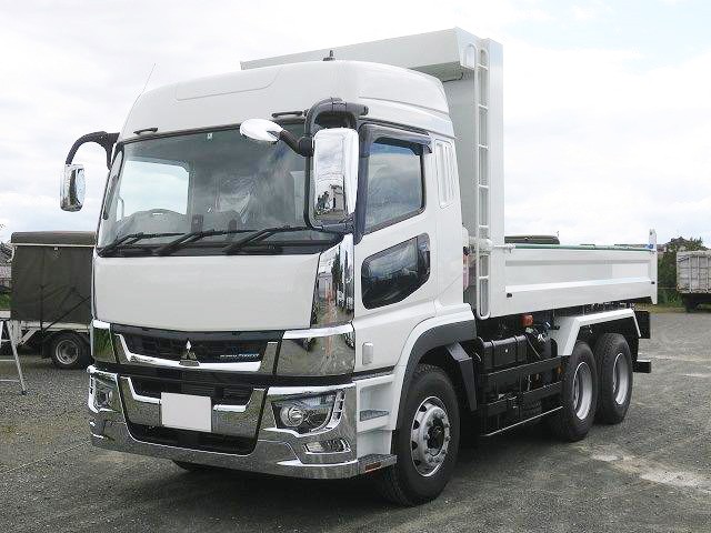 [Vehicles for lease only] 2022 Mitsubishi Fuso Super Great Large Dump Truck, Far East-made 5300 Body, 2 Differentials, Electric Cobo Lane, High Roof, 394 Horsepower 