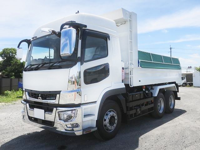 [Vehicles for lease only] 2022 Mitsubishi Fuso Super Great large dump truck, F-gate (L-gate), Far East made, 5100 body, 2 differentials, electric cobo lane, high roof, 394 horsepower 