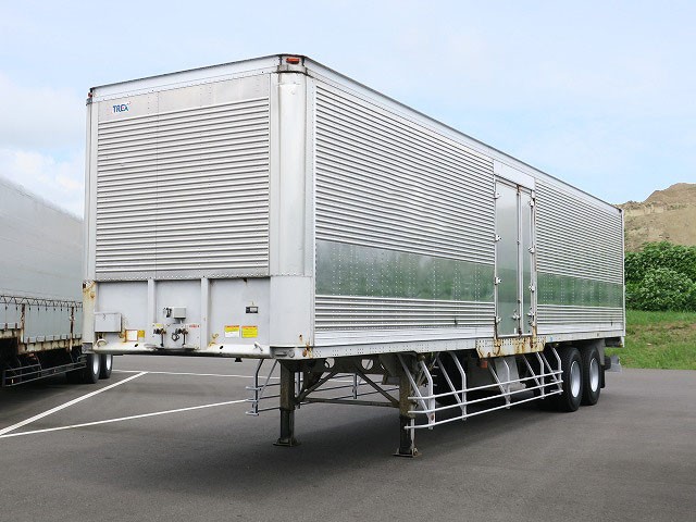 [Vehicle for lease only] 2006 model Nippon Trex 2-axle van semi-trailer, maximum load capacity 19.9t, left side door