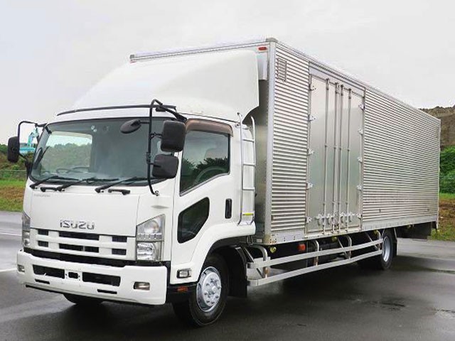 [Vehicles for lease only] 2014 model Isuzu Forward heavy-duty aluminum van, cargo bed length 951cm, wide width, load capacity 6.5t, left side double door, 4-row jolder, 240 horsepower *Actual mileage on meter: approx. 340,000km! *