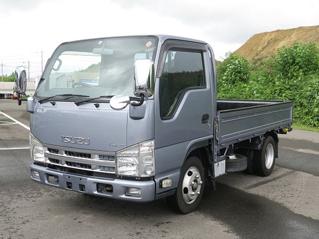 2012 Isuzu Elf Compact Flatbed 1.5t Loading Custom 2 Pedal Fully Low Floor [Semi-Medium (5t only) License Compatible *Old Standard License OK]