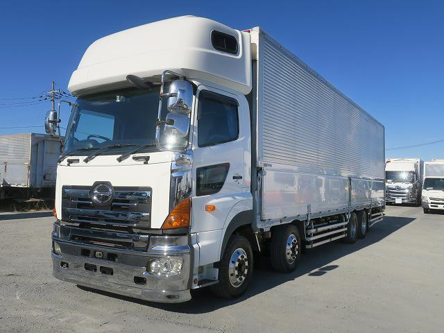 2010 Hino Profia Sleeper cab Large aluminum wing 4-axle low floor Combi-gate Retarder Aluminum wheels