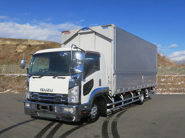 [Lease vehicle] 2015 Isuzu Forward Medium-sized Aluminum Wing 6200 Wide Combination Gate 