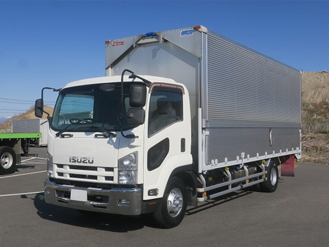 [Vehicles for lease only] 2014 Isuzu Forward, medium-sized aluminum wing, 6200 semi-wide, cargo bed width 222 cm