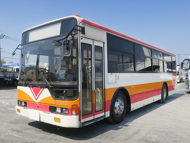 2003 Mitsubishi Fuso Aero Star large bus, 60-seat capacity, 10-row seating, 250,000km actual mileage, vehicle inspection valid until March 2015