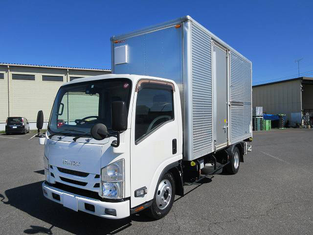 [Vehicles for lease only] 2015 Isuzu Elf 2t aluminum van, standard long, cargo bed height 235cm, storage PG, full low floor, 2-stage lashing rail, 150 horsepower [medium-sized vehicle license required *excluding 5t limited]