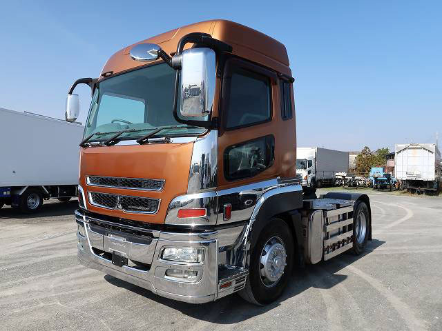 2012 Mitsubishi Fuso Super Great Tractor Head, 5th wheel load 11.5t, 420 horsepower, high roof, vehicle inspection valid until August 2014