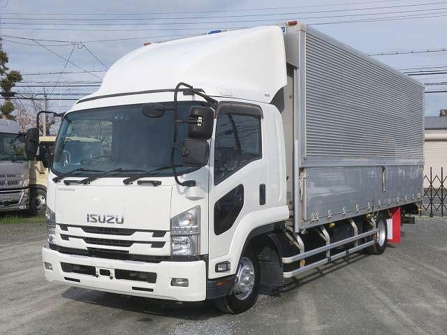 [Lease vehicle] 2017 Isuzu Forward Medium-sized Aluminum Wing 6200 Wide Combination Gate