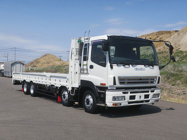 いすゞ、ギガ、車載車／キャリアカー／重機運搬車、PJ-CYJ51W6改・中古トラックの販売・買取【トラックランド】|全国陸送対応