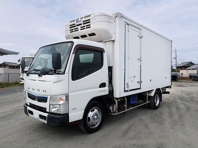 2018 Mitsubishi Fuso Canter 3t refrigerated van, standard long, Topre-made, -30 degree setting, 2-layer standby, with cooling curtain, left side door, 2-tier lashing rail, full low floor, 150 horsepower, vehicle inspection valid until July 2014, [Semi-medium-sized license compatible *Excluding 5t limited]