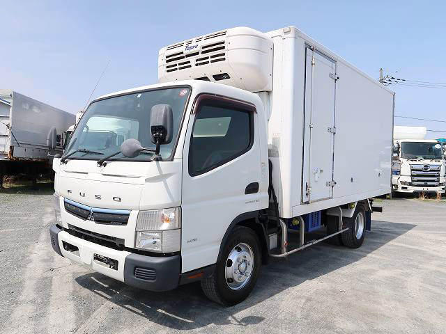 2018 Mitsubishi Fuso Canter 3t refrigerated van, wide long, Topre-made, -30 degree setting, 2-layer, standby, left side door, 2-stage lashing rail, 150 horsepower [medium-sized license compatible *excluding 5t limited]