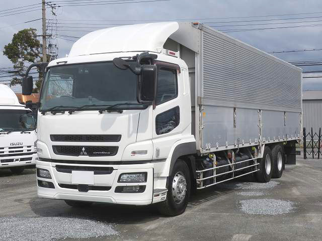 [Vehicles for lease only] Mitsubishi Fuso Super Great 2013 model, large aluminum wing, high-floor 3-axle, 380 horsepower 