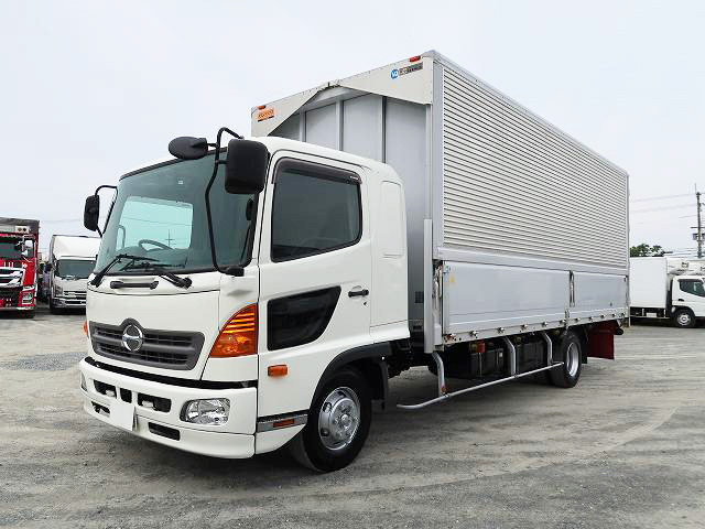 [Lease vehicle] 2017 Hino Ranger Medium-sized aluminum wing 6200 Wide