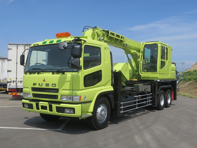 [Vehicle for lease only] 1999 Mitsubishi Fuso Super Great Truck Backhoe Tiger Bucket capacity 0.45m3 2 differentials