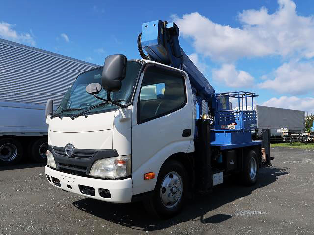 [Vehicles for lease only] 2012 Hino Dutro Aichi SB12A high-altitude work platform vehicle with a maximum ground clearance of 12m and 150 horsepower. *Approximately 20,000km on the meter. *[Semi-medium-sized vehicle license required *Excluding 5t limited vehicle]