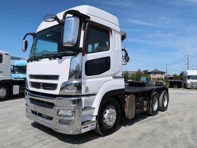 2013 Mitsubishi Fuso Super Great Tractor Head, 5th wheel load 20t, 520hp, high roof, *Actual mileage approx. 430,000km*