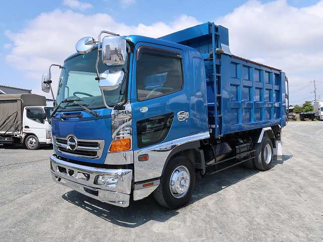 2009 Hino Ranger Medium-sized deep dump truck, Shinmaywa-made, no dirt, electric cobo lane, single-wing rear door, *Actual mileage on meter: approx. 300,000 km*