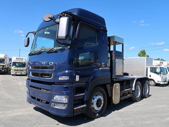 2015 Mitsubishi Fuso Super Great Tractor Head, 2 Differentials, 5th Wheel Load 20t, 520HP, High Roof, *Actual mileage on meter: approx. 410,000km*