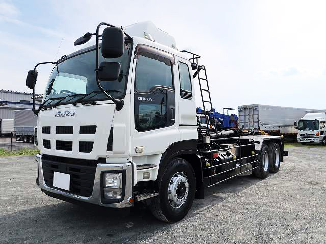 2012 Isuzu Giga Large hook roll Kyokuto made Twin hoist 2 diff 10.8t load capacity Retarder ★Approximately 330,000km on meter/Vehicle inspection valid until July 2014★