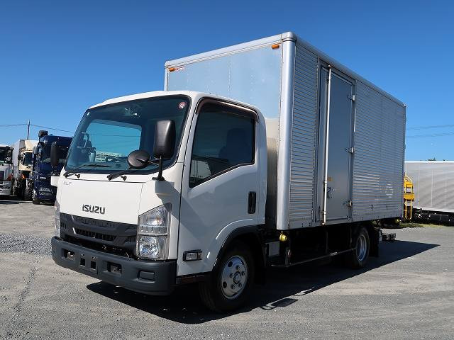 [Vehicles for lease only] 2017 Isuzu Elf 3t aluminum van, wide and long, cargo bed height 219cm, left side door, storage PG, 2-stage lashing rail, 150 horsepower [medium-sized vehicle license required *excluding 5t limited]