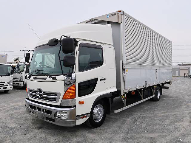 [Lease vehicle] 2013 Hino Ranger, medium-sized aluminum wing, 6200 wide, high roof, 240 horsepower