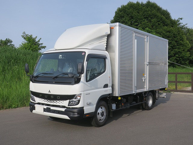 Mitsubishi Fuso Canter 2t Aluminum Van, Wide and Long, 208cm Bed Height, Storage PG, Left Sliding Door, 2 Lashing Rails, 150 Horsepower, [Semi-Medium License Compatible *Excluding 5t Limited Edition]