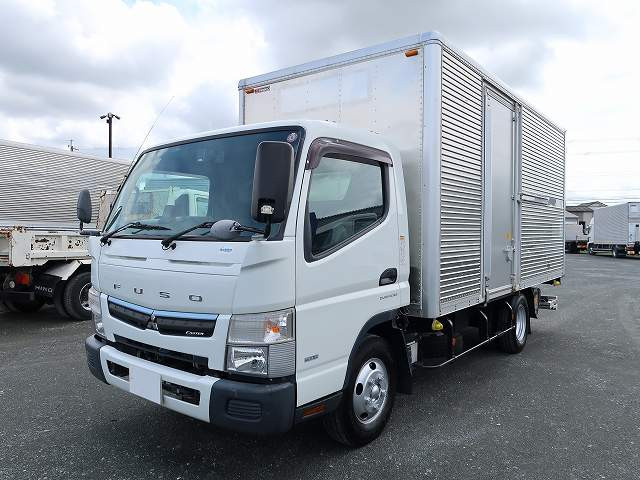 [Vehicles for lease only] 2019 Mitsubishi Fuso Canter 2t aluminum van, wide and long, cargo bed height 208cm, storage PG, left sliding door, 2-stage lashing rail, 150 horsepower [Semi-medium-sized license compatible *Excluding 5t limited]