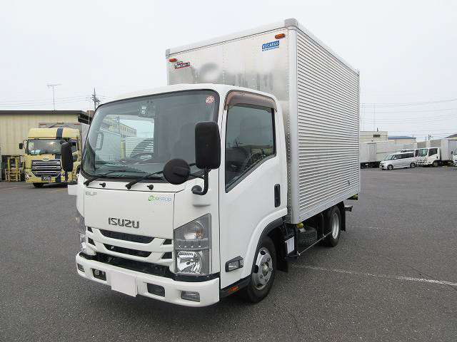 2018 Isuzu Elf 2t aluminum van, standard short, cargo bed height 212cm, full low floor, 2-stage lashing rail, 150 horsepower 