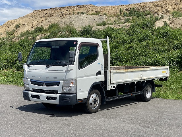 [Vehicles for lease only] 2017 Mitsubishi Fuso Canter 2t flatbed wide long 2 pedal 150 horsepower 