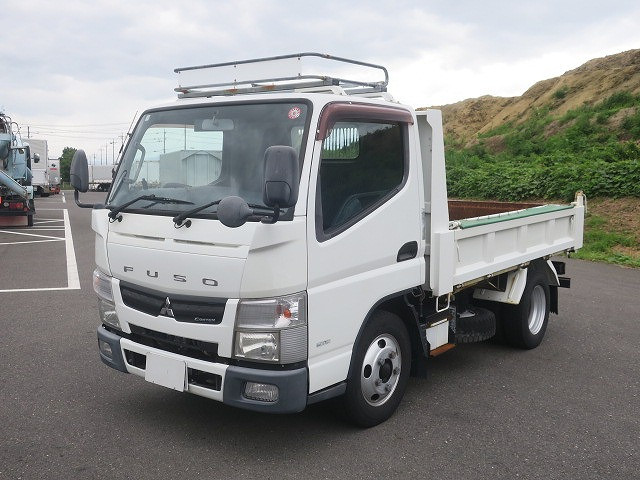 [Vehicles for lease only] 2014 Mitsubishi Fuso Canter 3t dump truck, Shinmaywa manual cobo lane, 150 horsepower 