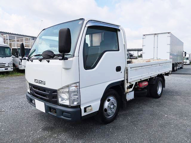 [Vehicles for lease only] 2015 Isuzu Elf 2t flatbed, 3-way opening, standard short, 150 horsepower, fully low floor