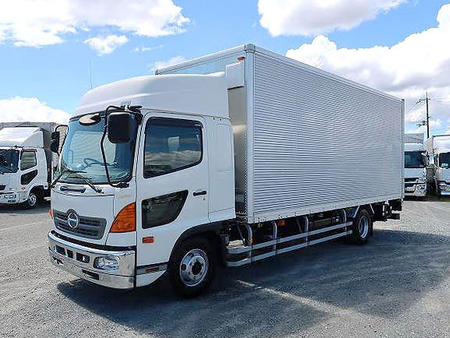 2017 Hino Ranger Medium Aluminum Van 6200 Standard Combination Gate High Roof 