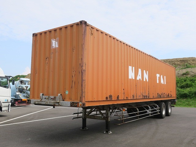 1993 model Nippon Fruehauf 2-axle 40FT container semi-trailer with box Maximum load 24t 