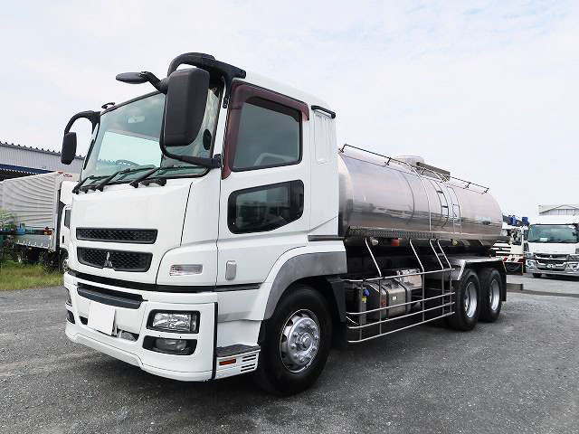 2012 Mitsubishi Fuso Super Great Large Milk Truck with Yasuda Stainless Steel Tank, Tank Capacity 11000L ★Inspection valid until September 2015★