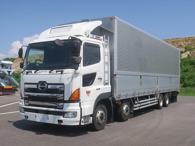 2016 Hino Profia Large aluminum wing 4-axle low floor Rear air suspension Retarder *Actual mileage approx. 670,000km/Vehicle inspection valid until October 2014*