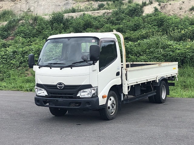 [Vehicles for lease only] 2017 Hino Dutro 3t flatbed standard long [Semi-medium license required *Excluding 5t limited]