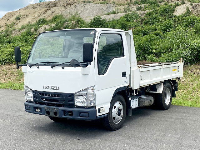 [Vehicles for lease only] 2017 Isuzu Elf 3t dump truck, made by Kyokuto, manual cobo lane, 150 horsepower [medium-sized license required *excluding 5t limited]