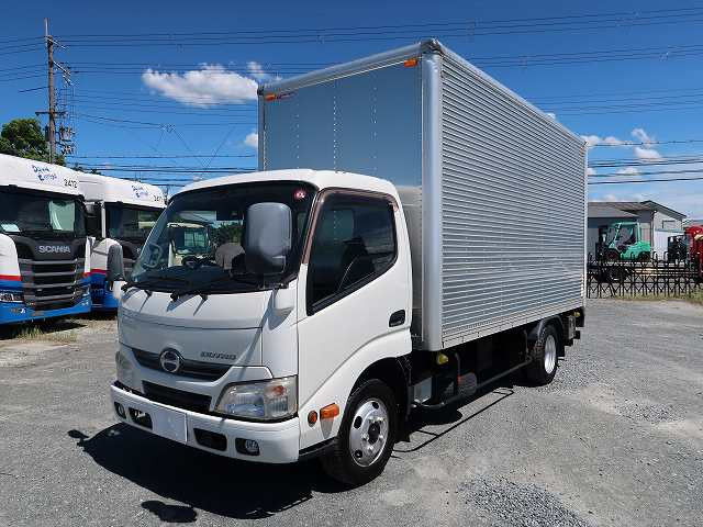 2015 Hino Dutro Small Aluminum Van, Loading Capacity 1.8t, Standard Long, Bed Height 219cm, Combination Gate [Semi-Medium License Compatible (5t Limited) *Old Standard License OK] ★Vehicle Inspection Valid until January 2015★