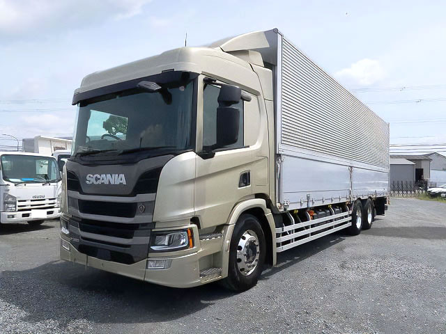 Reiwa 1 model Scania P360 Large aluminum wing High floor 3 axles All-wheel air suspension High roof Aluminum wheels 