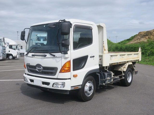 [Lease vehicle] 2014 Hino Ranger medium-sized dump truck manufactured by Shinmaywa